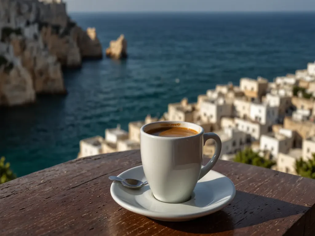 Polignano a Mare e il caffè speciale: tre ingredienti per una leggenda liquida.