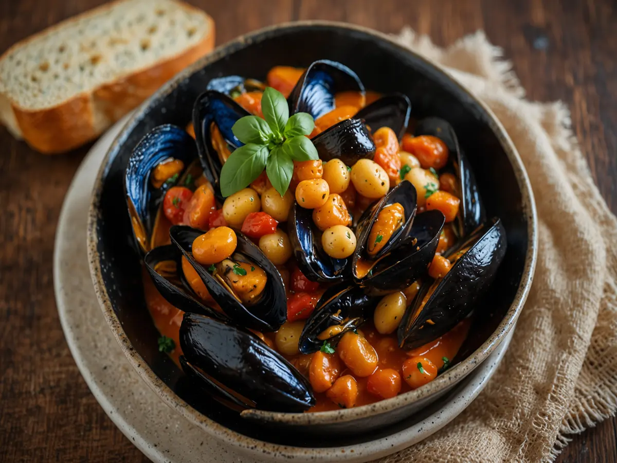 Cozze e fagioli: la variante di terra e mare che divide i puristi della tiella.