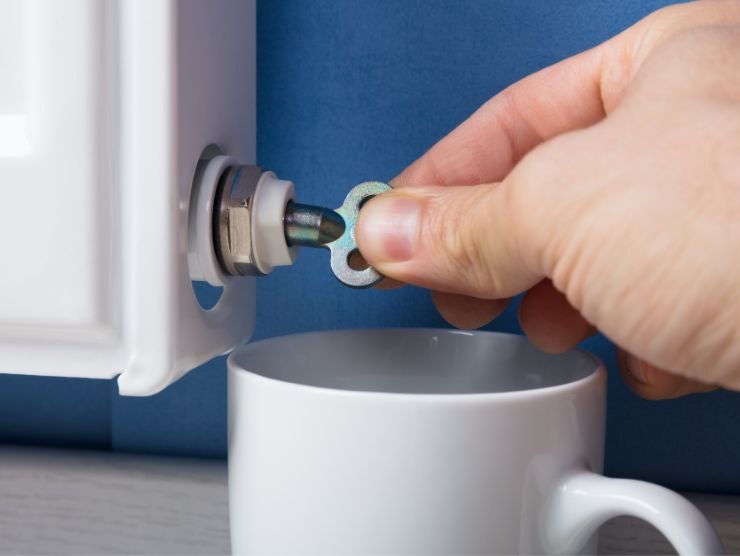 spurgo di un termosifone