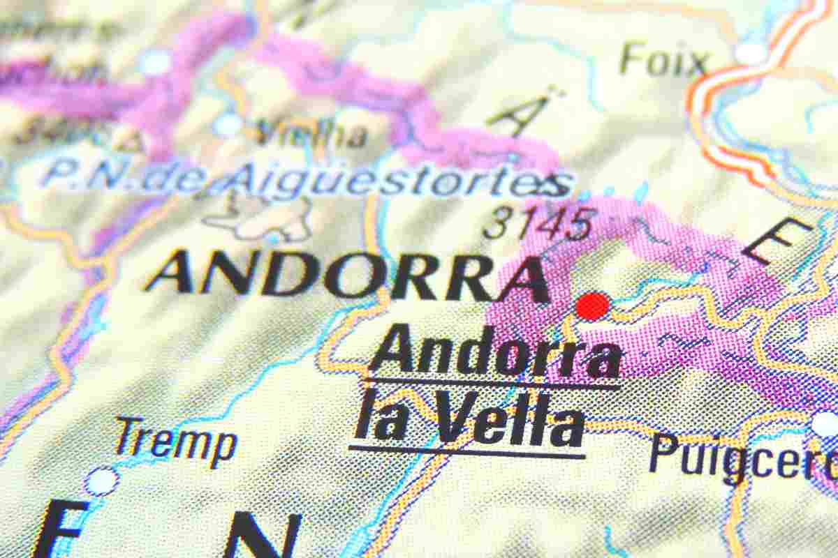 cartina di Andorra