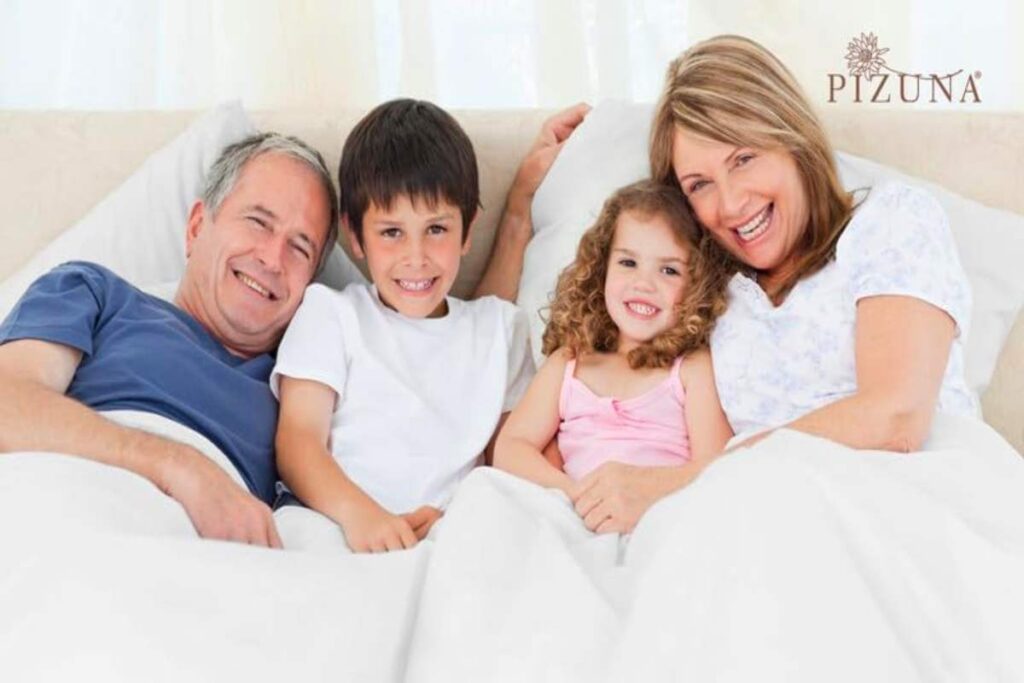 Famiglia sotto le lenzuola